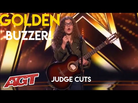 Sophie Pecora: Teen Artist Sings "Misfits" And Gets GOLDEN BUZZER! | America's Got Talent 2019
