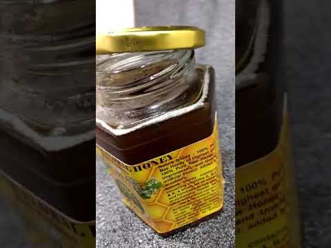 Coriander floral honey, packaging type: glass bottle