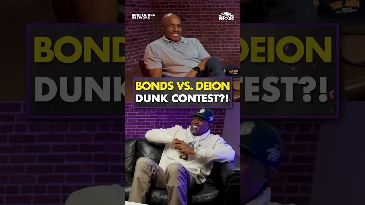 Barry Bonds BEAT Deion Sanders in a dunk contest?! 😳🏆