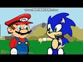 Sonic Grounds Mario And Gets Grounded