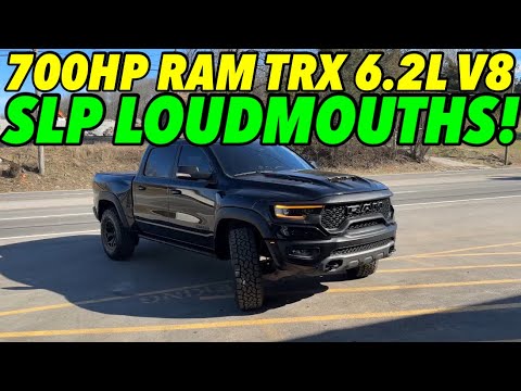 700hp RAM TRX 6.2L SUPERCHARGED V8 w/ SLP LOUDMOUTHS!