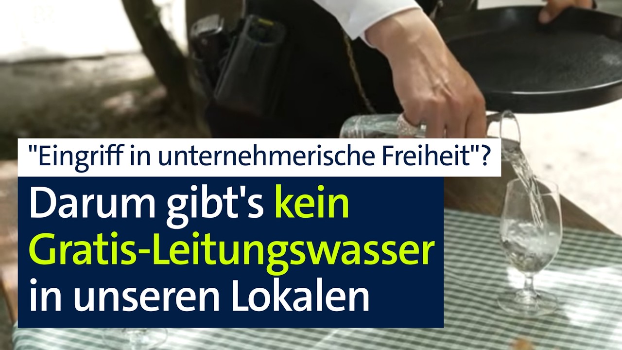 Gastronomie: Kostenloses Leitungswasser – Fehlanzeige | Abendschau | BR24