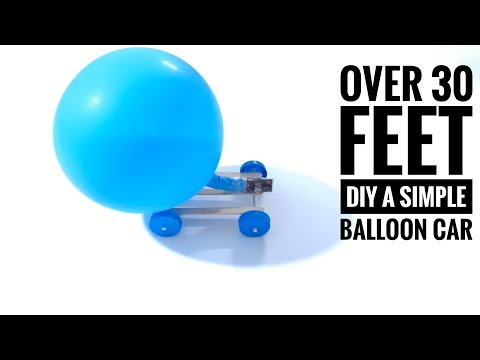 Over 30 Feet – DIY Fastest  Balloon Car You Can Easily Make! 🎈🚗✨