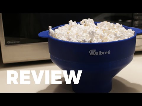 Salbree Microwave Popcorn Popper Review | How to Use