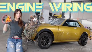 Replicating OEM Quality Wiring // 2UZ V8 1974 Celica