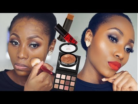 TRYING OUT NEW MAKEUP (FIRST IMPRESSIONS MAKEUP TUTORIAL) | DIMMA UMEH