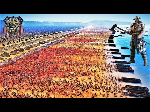 3,000,000 VIKINGS Beach Landing Vs Elite Special Forces - Ultimate Epic Battle Simulator 2