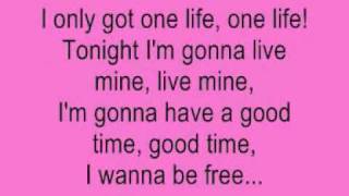 No Angels - One Life (Lyrics)  - (Not Lady GaGa and Nicole Scherzinger)