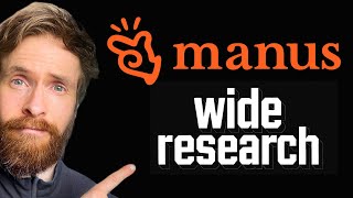 ChatGPT AGENT Killer: Manus AI Wide Research