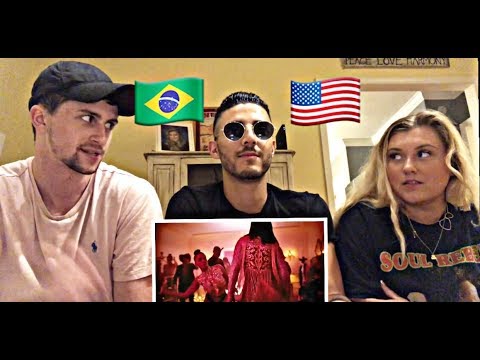 americanos reagindo musicas brasileiras Anitta Mc Pocahontas.