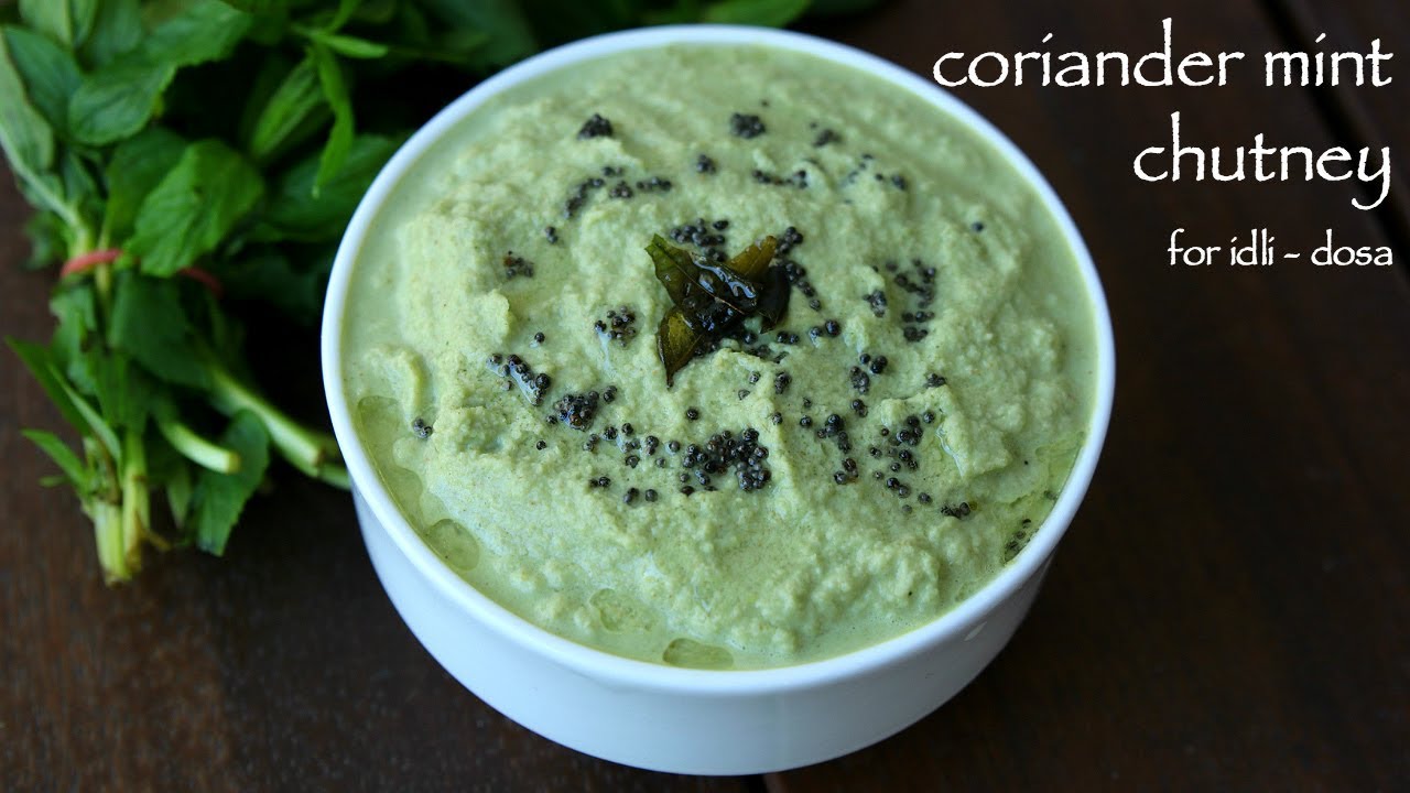 coriander chutney recipe | kothamalli chutney | हरे धनिये की चटनी | mint coriander chutney