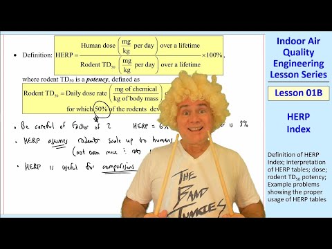 IAQ Engineering Lesson 01B: HERP Index