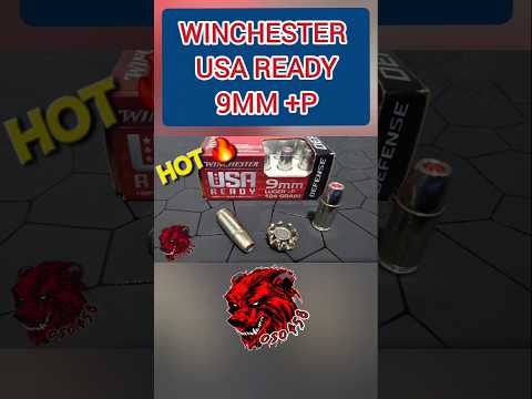 Hot and Heavy Hitter Winchester 9mm +P 124gn ammo test @oso4586