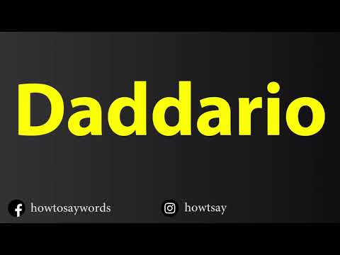 How To Pronounce Daddario