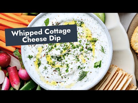 Whipped Cottage Cheese Dip