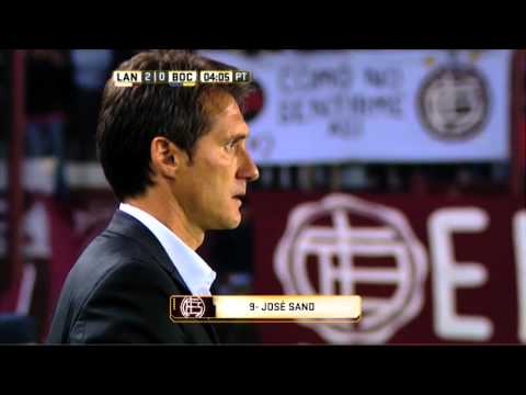 Gol de Sand. Lanús 2 - Boca 0. Fecha 8. Primera División 2016.