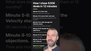 Here’s how I close $30Kdeals in 12 minutes