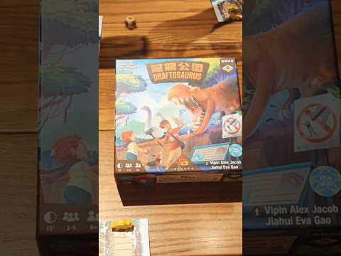 Draftosaurus #boardgames #boardgamelife #boardgamegeek #龍龍公園