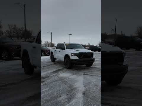 2023 Ram 1500 Rebel 4x4 Crew Cab 5'7" Box in White for sale at Moose Jaw Toyota in Moose Jaw, SK