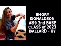 Emory Donaldson- 2nd Base Class of 2023 Ballard KY Video Profile