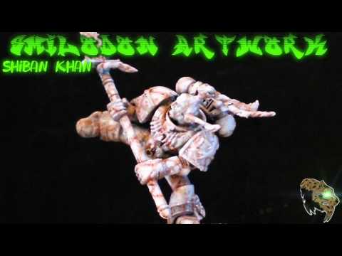 SHIBAN KHAN 40k Whitescar Marble Monument