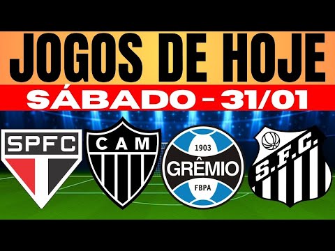 💥IMPERDÍVEL!!! CONFIRA AQUI OS CAMPEONATOS ESTADUAIS NOS JOGOS DE HOJE SÁBADO 31/01/2026