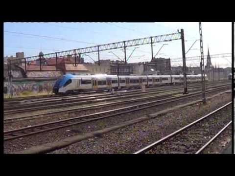 Stacja Katowice Elf 27WEb-004a Koleji Śląskich jako pociąg KS nr 40619