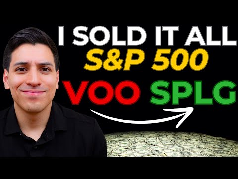I SOLD All My VOO for SPLG (S&P 500 Index Fund ETF Investing)