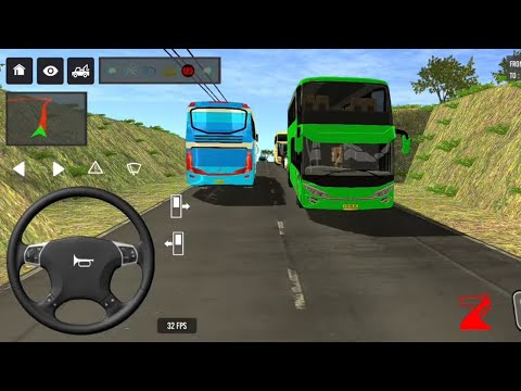BUS SIMULATOR INDONESA - City Bus 🚍Driving👨‍✈️New euro Coach bus Simulator-Android Gameplay Bus 2024