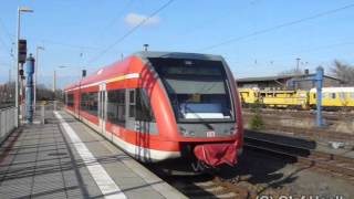 preview picture of video '0646 - DBAG-Gelenktriebwagen der Baureihe 646 in Oranienburg'