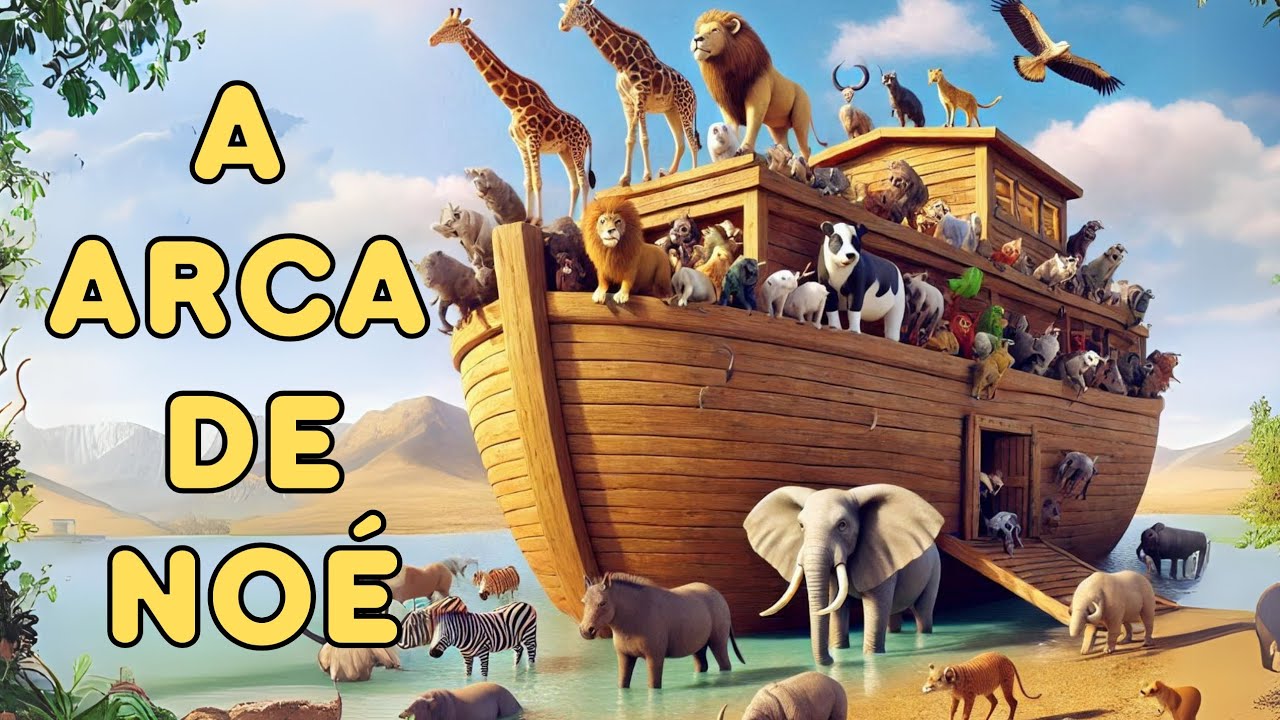 A ARCA DE NOÉ - História bíblica (DESENHO INFANTIL)