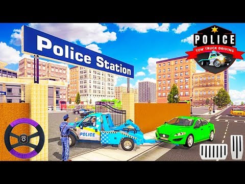 City Police Tow Truck Driving 3D - Car Transporter Simulator - Android Gameplay