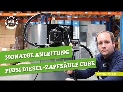 Unter 3 Min! So montieren Sie die PIUSI Dieselpumpe E56/E72 am Tank