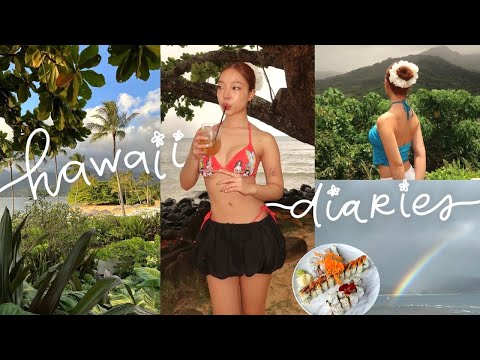 hot girl summer in hawaii 🐚 things to do, BEST food, ziplining, snorkeling, beach hopping