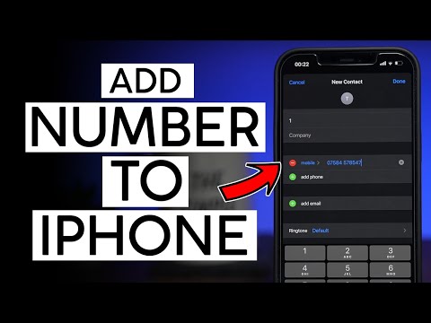 How to Add Number to Your Iphone Contact List 2022