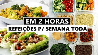 PREPARO DE CARDÁPIO VEGANO SAUDÁVEL (parte 1) pdf para imprimir + lista de compras