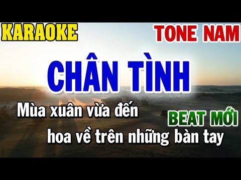 Karaoke Chân Tình Tone Nam | 84