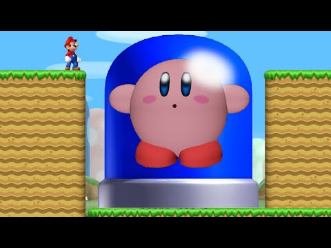Can Mario Press the Ultimate P-Switch & and Play as Kirby  in New Super Mario Bros.Wii ?