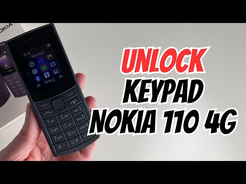 How To UnLock Keypad On Nokia 110 4G