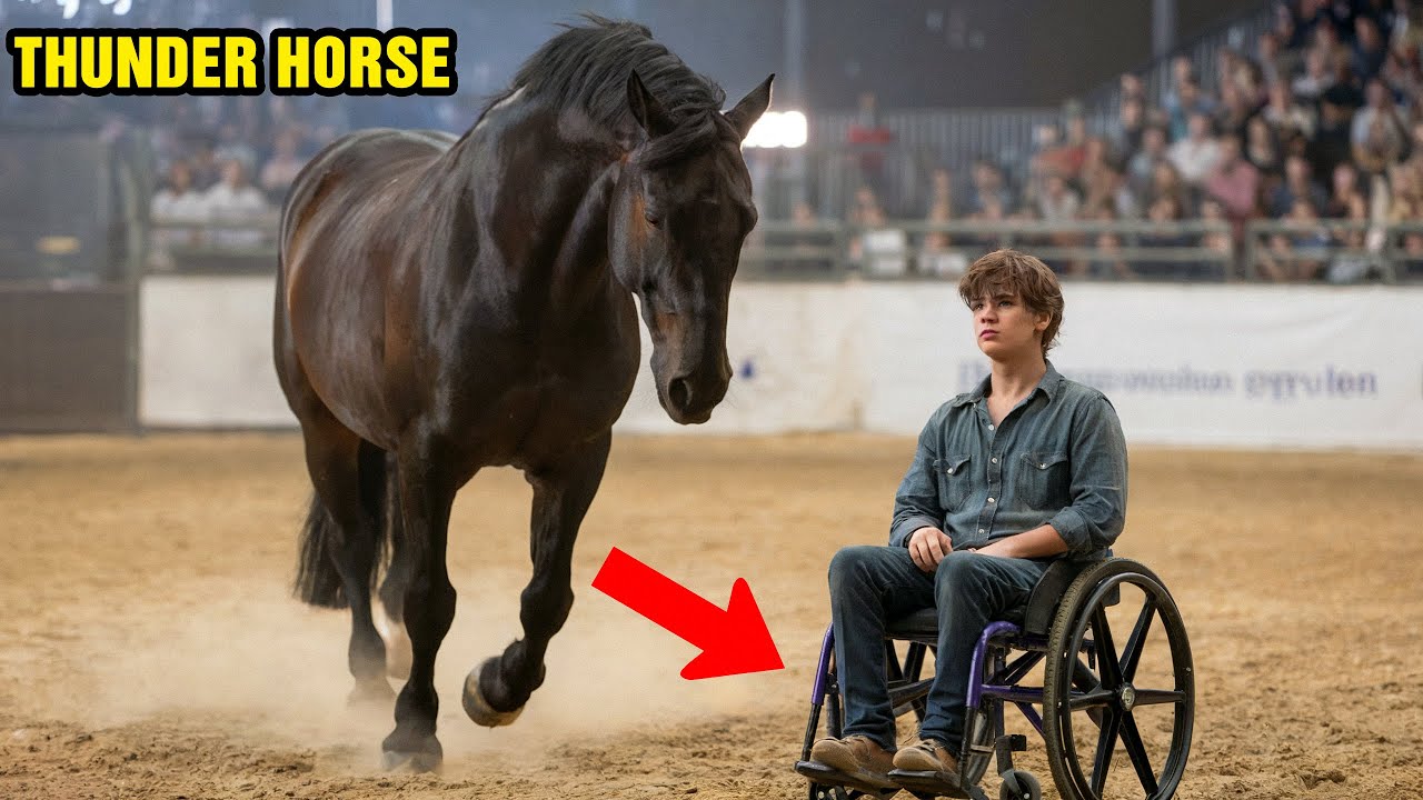 Paralyzed Teen Wheels Into Arena—What the Wild Stallion Did Next Left Everyone in Tears