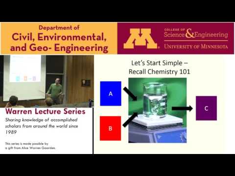 Warren Lecture Series, Mar 10, 2017, Diogo Bolster, University of Notre Dame