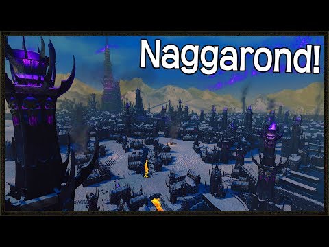 Grand Siege Of Naggarond (4 vs 4 custom siege map) - Total War: Warhammer 2 gameplay