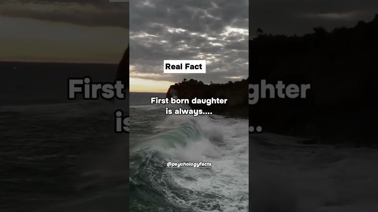 First Born Daughter is Always 😎✌️ #psychology #shorts