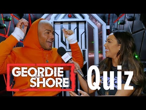 Sophie Kasaei and Nathan Henry play the Geordie Shore quiz