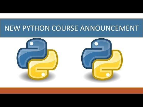 New Python course announcement 
