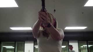 Chivette shoots a suppressed handgun for first time!