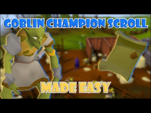 Goblin Champion Scroll Guide Osrs