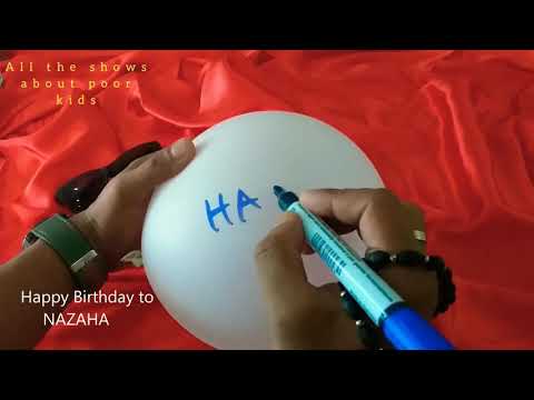 Happy birthday to you NAZAHA