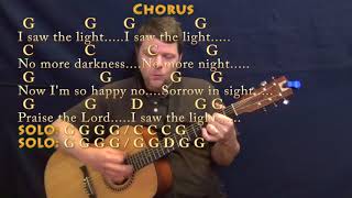 I Saw The Light (Hank Williams) Guitar Cover Lesson  with Chords/Lyrics - Country Feel