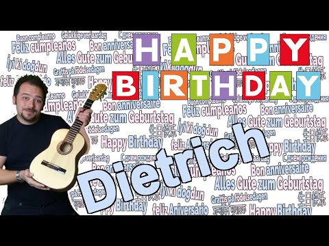 🎉 Happy Birthday Dietrich - Das Geburtstagslied für Dietrich 🎉